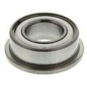 NMB 1 Row Ball Bearing 10 mm ID, 19 mm OD, Shielded, Martensitic Stainless Steel DDLF1910ZZRA5P24LY121