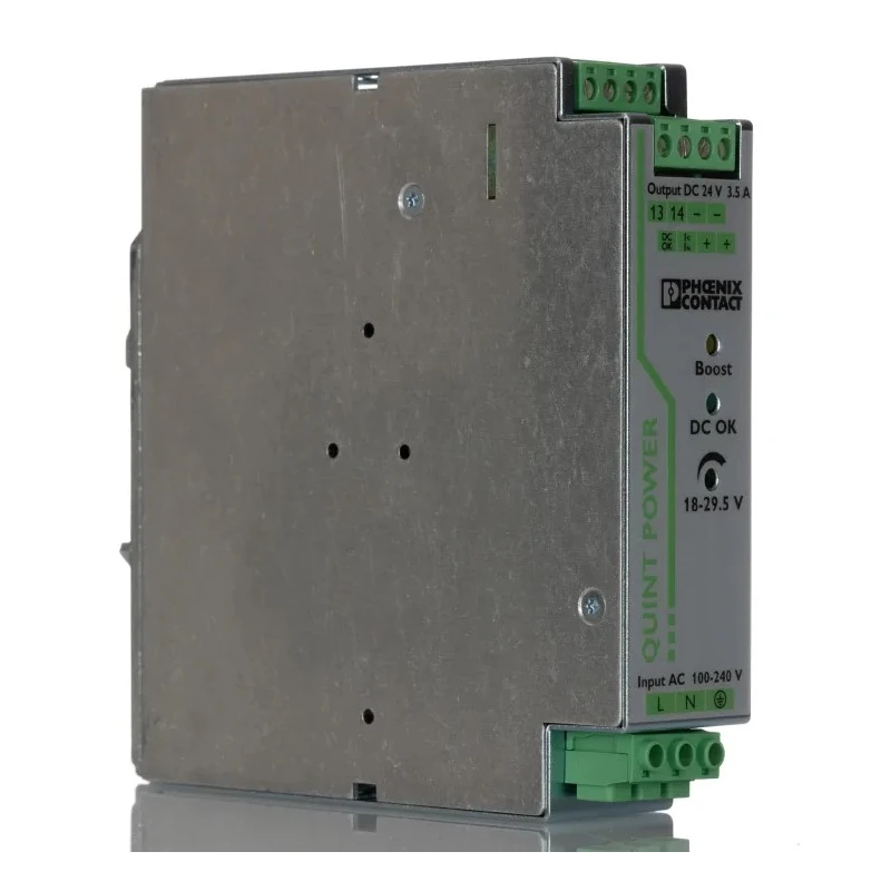 Phoenix Contact QUINT POWER Switched Mode DIN Rail Power Supply 264V AC Input 29.5V DC, 3.5A Output, 84W 2866747