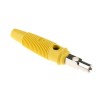 Hirschmann Test & Measurement Yellow Male Banana Plug 4 mm Connector Screw Termination 60V dc 16A Nickel Plating 930726103