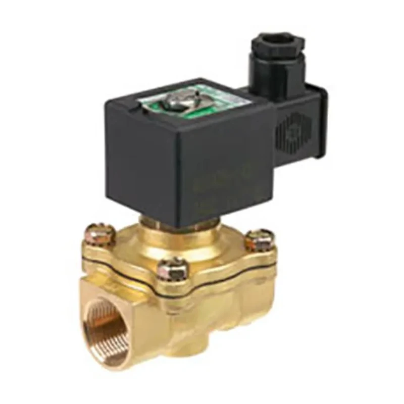 EMERSON ? ASCO Brass 2 Port NC Solenoid Valve 230V AC, 1/2 in Inlet, 3/4 in Outlet, 16mm Orifice, 222LT SCE222E002LT.230/50
