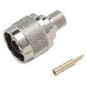 NEUTRAL Coaxial Connector Cable Male N Connector 50 Ω Straight Body Crimp 656-3614