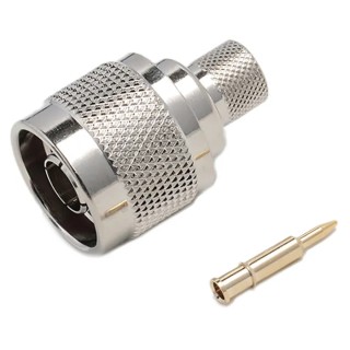 NEUTRAL Coaxial Connector Cable Male N Connector 50 Ω Straight Body Crimp 656-3614