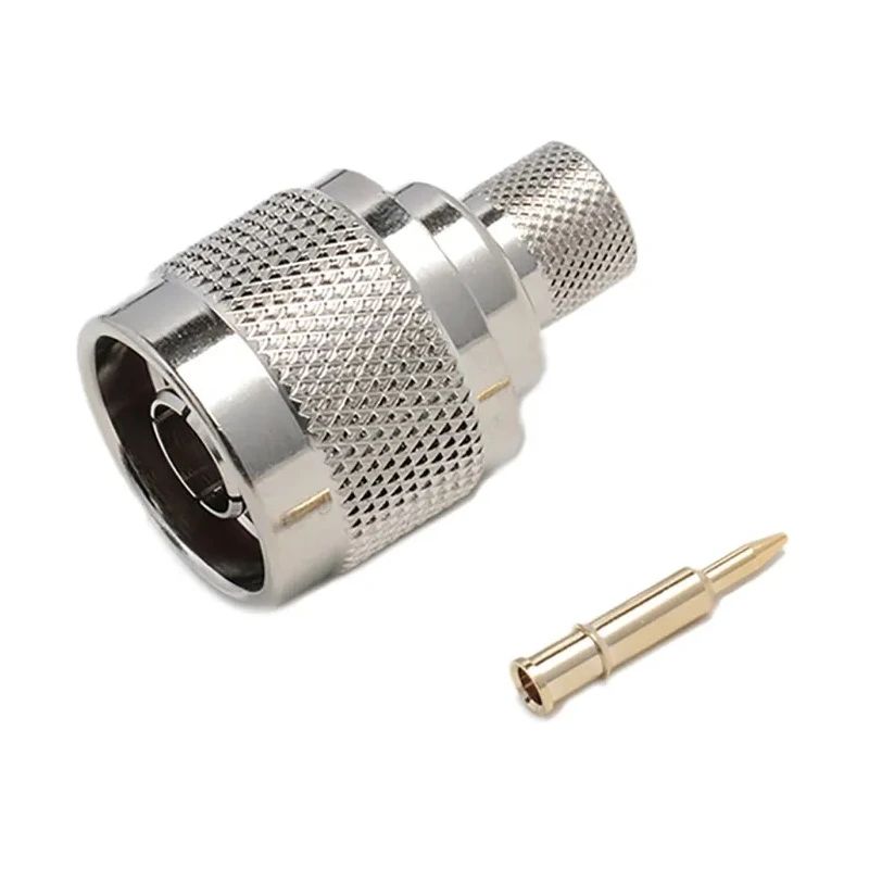 NEUTRAL Coaxial Connector Cable Male N Connector 50 Ω Straight Body Crimp 656-3614