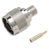NEUTRAL Coaxial Connector Cable Male N Connector 50 Ω Straight Body Crimp 656-3614