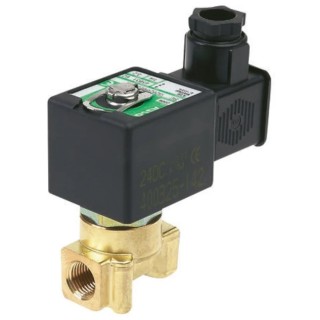 EMERSON ? ASCO 2 Port NC Solenoid Valve 24V AC Brass Body 1/4 in Threaded Ports SCG262C090VM.24/50