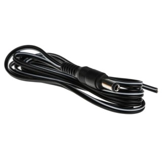 RS PRO 2.5 mm DC Plug to Unterminated Power Cord 1.8 m, 12V 1A Polyvinyl Chloride Jacket, White and Black 656-3822