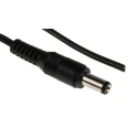 RS PRO 2.5 mm DC Plug to Unterminated Power Cord 1.8 m, 12V 1A Polyvinyl Chloride Jacket, White and Black 656-3822