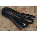 RS PRO 2.5 mm DC Plug to Unterminated Power Cord 1.8 m, 12V 1A Polyvinyl Chloride Jacket, White and Black 656-3822