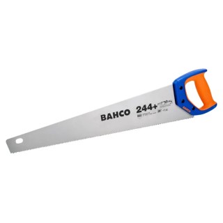 Bahco 550 mm Hacksaw Hand Saw with 8 TPI Teeth for Wood Cutting 244P-22-U7-HP