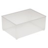 Raaco 8 Cell Transparent Polypropylene Compartment Box 47mm x 79mm x 109mm 105583