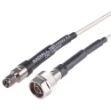 Radiall Test Pro Series Coaxial Cable Male SMA to Male N Type Green Jacket 1.2m 50 Ω R288940005