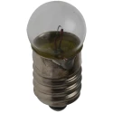 RS PRO E10 Indicator Light Clear Lens 6.5V 150mA 11.5mm Diameter 25mm Length Model 655-9081