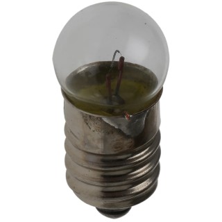 RS PRO E10 Indicator Light Clear Lens 6.5V 150mA 11.5mm Diameter 25mm Length Model 655-9081