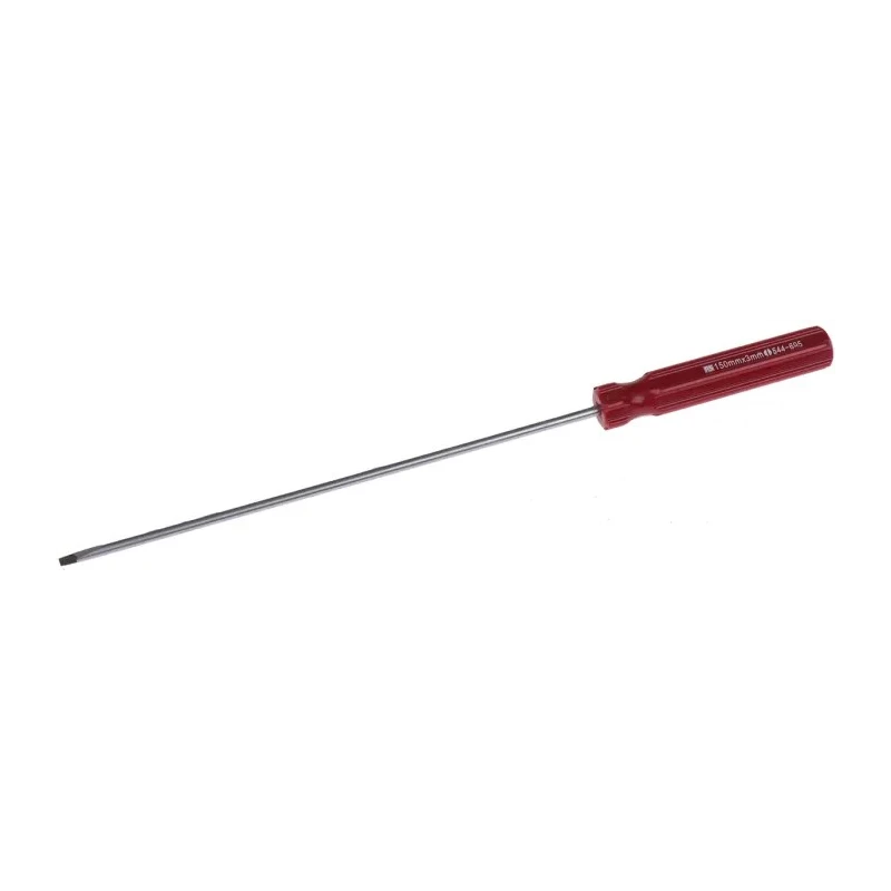 RS PRO Standard Screwdriver, 1/8 in Tip, 150 mm Blade, Cellulose Acetate Handle, Chrome Vanadium Steel Blade 544-695