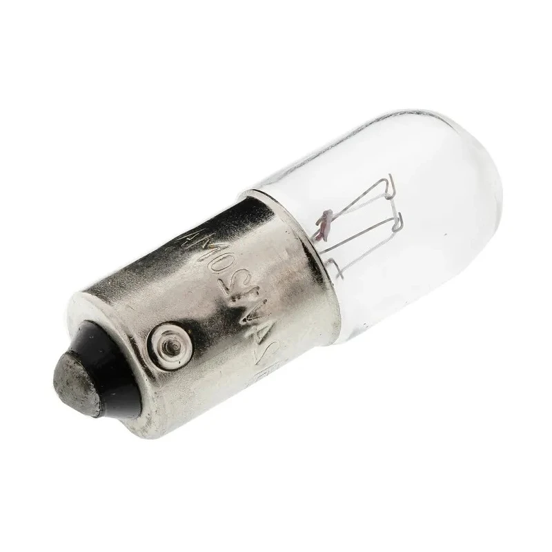 RS PRO BA9S Indicator Light Clear 24V 120mA T3 1/4 Lamp, 3000h Lifespan BA9S