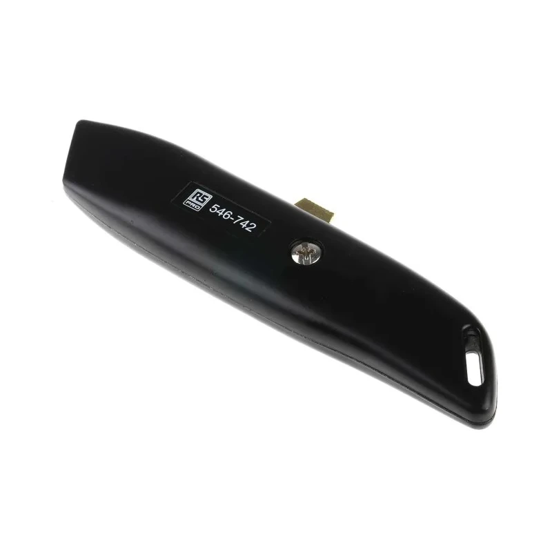 RS PRO Safety Knife with Straight Retractable Blade 60 mm 5 Blades Utility Knife 546-742