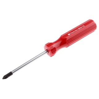 RS PRO Standard Pozidriv Screwdriver PZ1 Tip 75 mm Blade 164 mm Overall 544-702