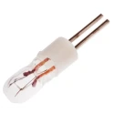 RS PRO BI-Pin Indicator Light Clear Lens 28V 24mA T1 Designation 3.15mm Diameter 16.5mm Length 4000h Lifespan 655-9479