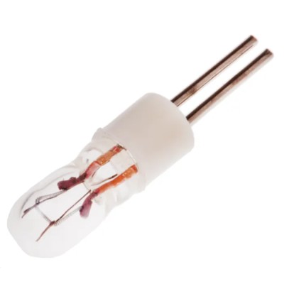 RS PRO BI-Pin Indicator Light Clear Lens 28V 24mA T1 Designation 3.15mm Diameter 16.5mm Length 4000h Lifespan 655-9479
