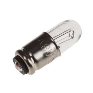 RS PRO Indicator Light Clear 48V 25mA 5000h T1 3/4 Lamp 5.84mm Diameter 15.9mm Length 2.5 lm 655-9615