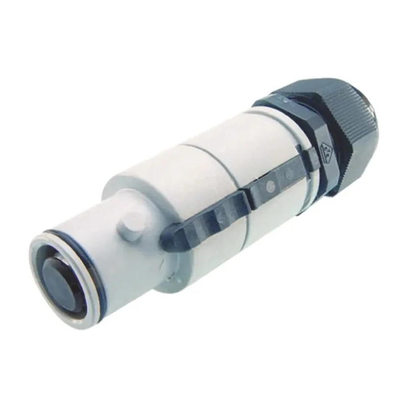 ITT Cannon Veam Snaplock IP65 Blue Cable Mount 1P Straight Industrial Power Connector 250A 1kV SNLM-P-C25-25S-BL