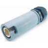 ITT Cannon Cable Mount Mains Connector 250A 1kV IP65 Grey Veam Snaplock