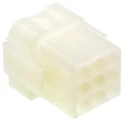 TE Connectivity Commercial MATE-N-LOK Female Connector Housing 6.1 mm Pitch 9 Way 3 Row Straight 1-480673-0