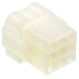 TE Connectivity Commercial MATE-N-LOK Female Connector Housing 6.1 mm Pitch 9 Way 3 Row Straight 1-480673-0
