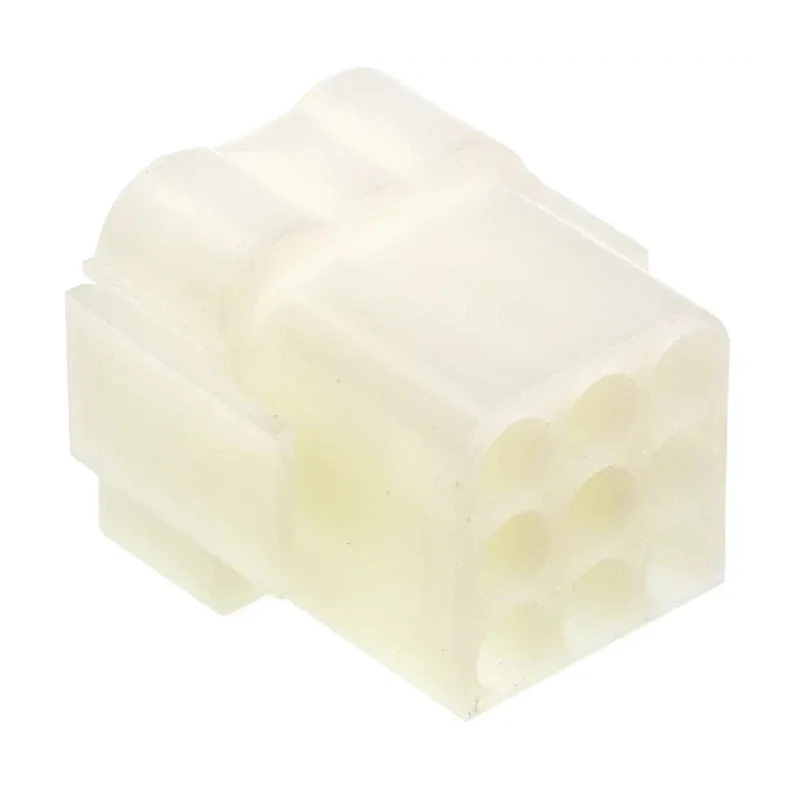 TE Connectivity Commercial MATE-N-LOK Female Connector Housing 6.1 mm Pitch 9 Way 3 Row Straight 1-480673-0