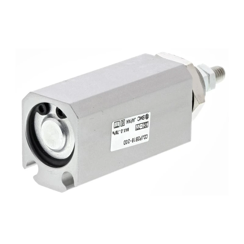 SMC 20 mm Pneumatic Piston Rod Cylinder with Aluminium Body, Double Acting, Panel Mount, Rubber Cushion CDJP2B16-20D