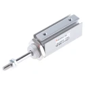 SMC 15 mm Pneumatic Piston Rod Cylinder, CJP2 Series, Double Acting, Panel Mount, Rubber Cushion, Aluminium CDJP2B10-15D