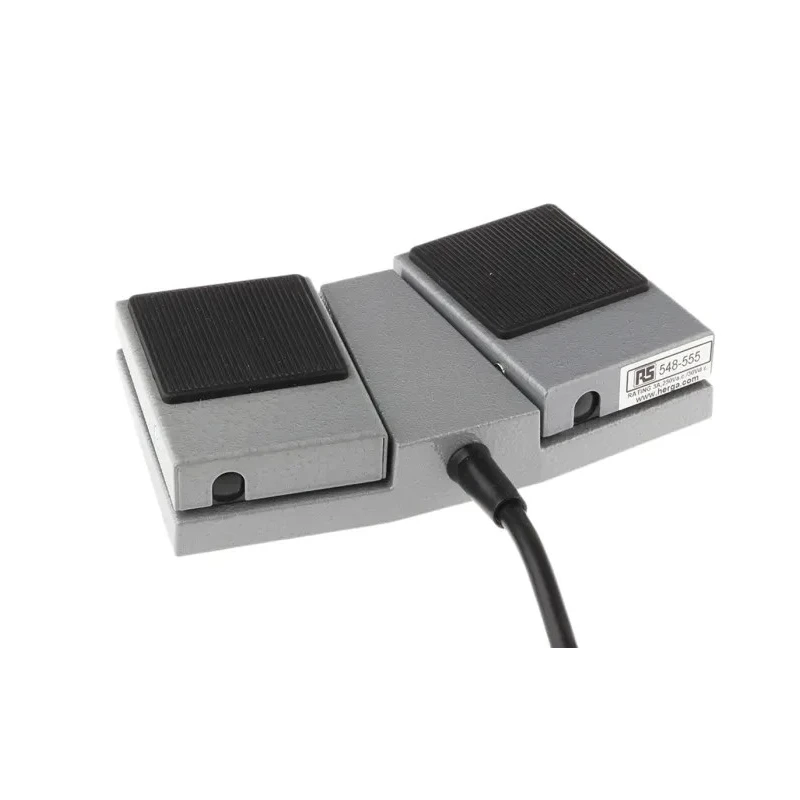 Herga General Purpose Momentary Foot Switch 16 SWG Mild Steel Housing 3A Contact Current 250V AC 6289-SB