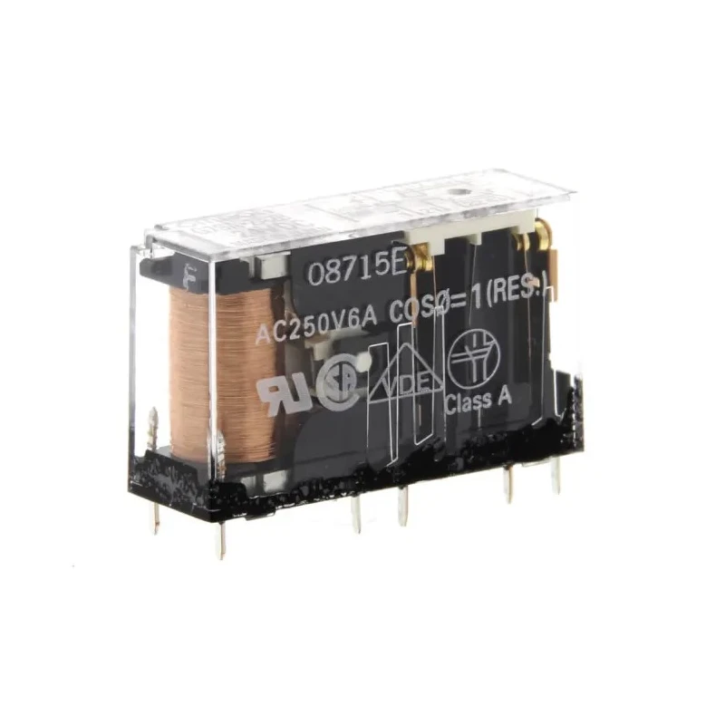 Omron PCB Force Guided Relay, 24V DC Coil Voltage, 4-Pole DPDT, Silver Alloy Contacts G7SA-2A2B 24VDC