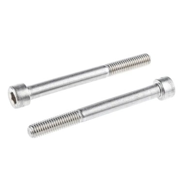 RS PRO Plain Stainless Steel Hex Socket Cap Screw, Hex Drive, M8 x 80 mm 660-4651