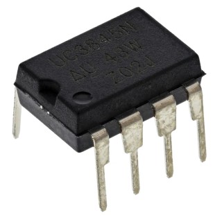 Texas Instruments 8-Pin PDIP Current Mode PWM Controller, 500 kHz, 125V, Through Hole UC3845N