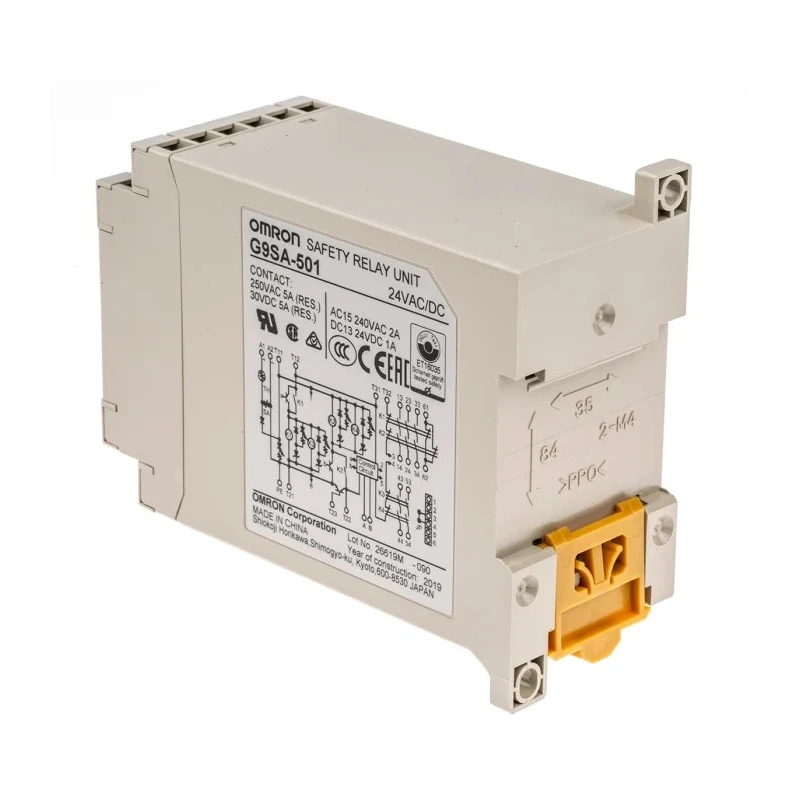 Omron 24V ac/dc Safety Relay with 5 Safety Contacts and 1 Auxiliary Contact G9SA