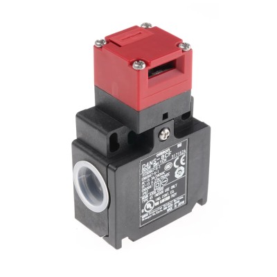 Omron Solenoid Interlock Switch Power to Lock/Unlock with 1 NO/2 NC Safety Contacts, M20 Conduit Entry, IP67 Rated D4NS