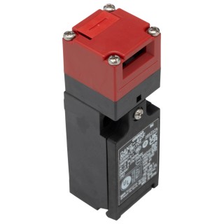 Omron D4NS Series Solenoid Interlock Switch with 3 NC Safety Contacts, Resin Housing, IP67 Rated 