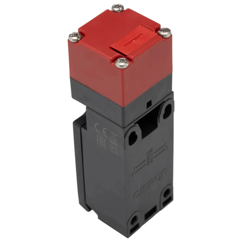 Omron D4NS Series Solenoid Interlock Switch with 3 NC Safety Contacts, Resin Housing, IP67 Rated 