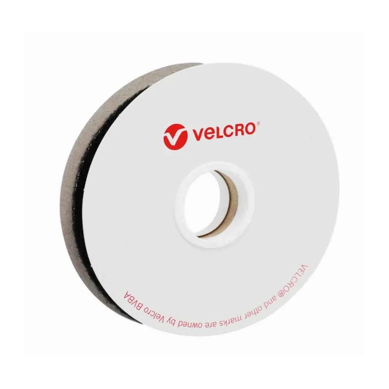 Velcro Black Loop Tape 20mm Width 5m Length Maximum Operating Temperature 90°C EB01020330114937