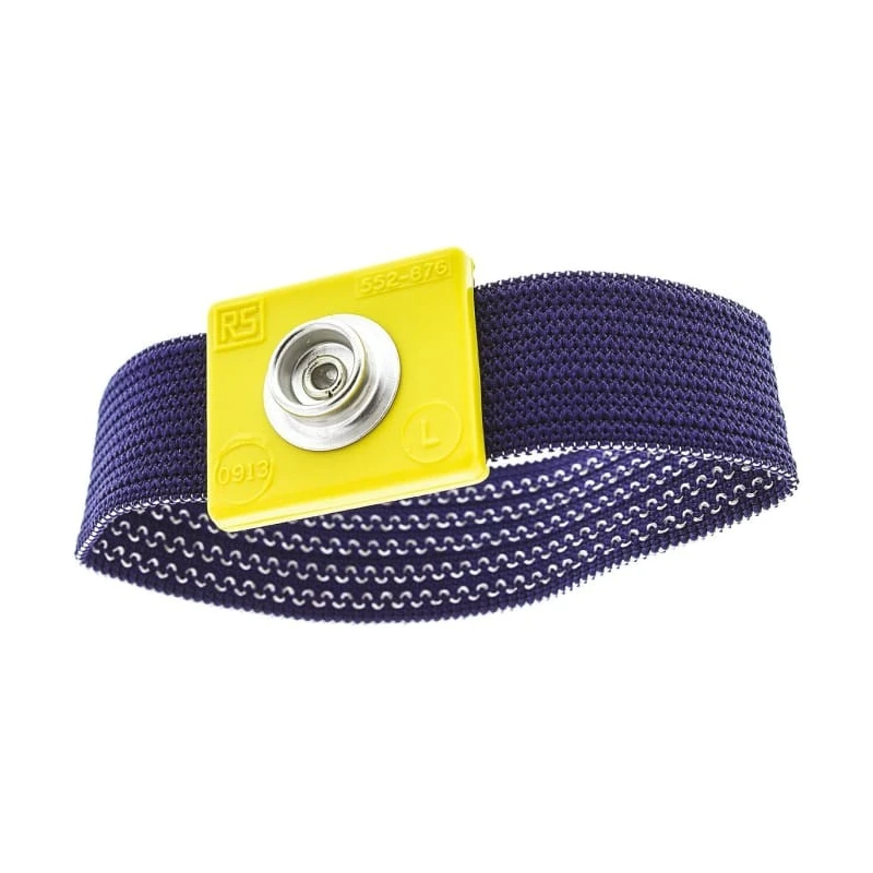 RS PRO ESD Grounding Wrist Strap Reusable 552-876