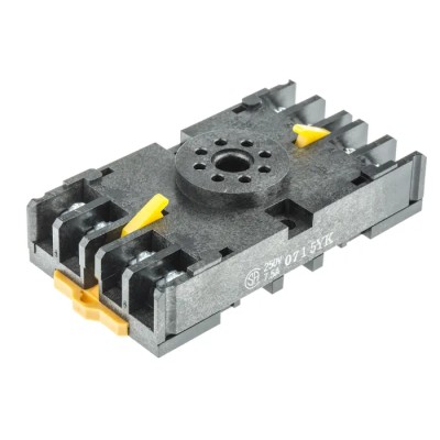 Omron 230V AC 5A 8 Way DIN Rail Relay Socket with Screw Terminals for G4Q Series 8PFA1
