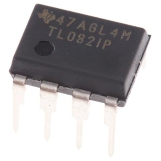 Texas Instruments Operational Amplifier TL082IP Dual JFET Input 3 MHz 8-Pin 15V PDIP