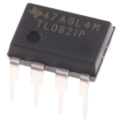Texas Instruments Operational Amplifier TL082IP Dual JFET Input 3 MHz 8-Pin 15V PDIP