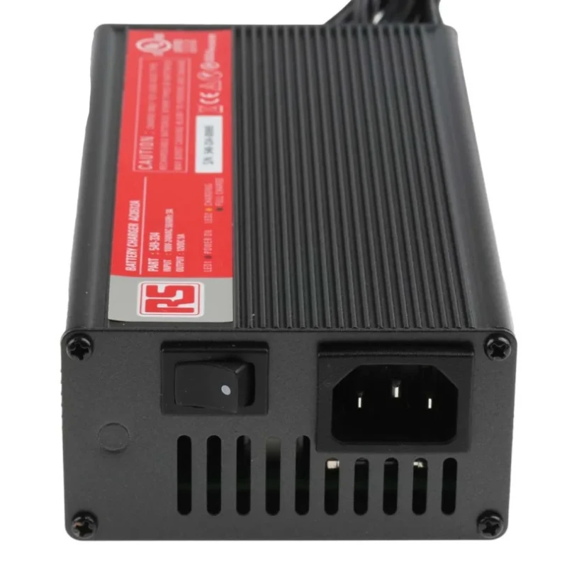 RS PRO 12V Lead Acid Battery Charger 5A Output With EU Plug 3-Stage Control 549-334