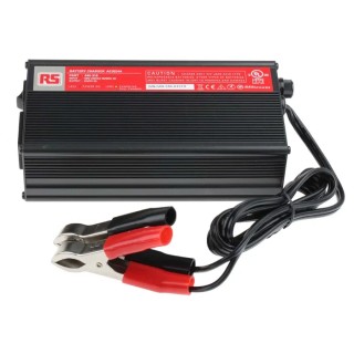 RS PRO Battery Charger For 24V Lead Acid Batteries 5A Output Power 150W EU UK Plug 3-Stage Automatic Shutdown 549-316