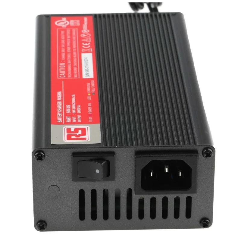 RS PRO Battery Charger For 24V Lead Acid Batteries 5A Output Power 150W EU UK Plug 3-Stage Automatic Shutdown 549-316