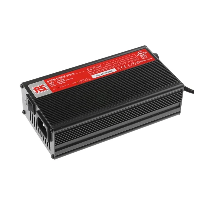 Mascot 12V 60W Lead Acid Automotive Battery Charger, 4A, 3-Stage Control, EU Plug 549-338