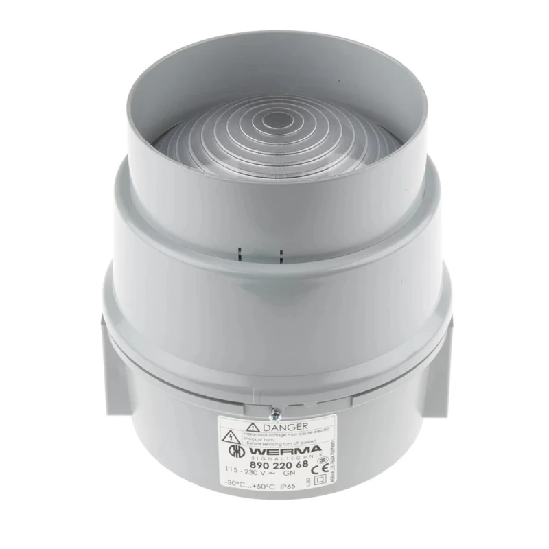 Werma Green Beacon BWM 890 Series 230V AC LED, Steady Light IP65 890.220.68