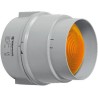 Werma BWM 890 Series Amber Beacon 250V AC/DC Steady Surface Mount Incandescent Bulb IP65